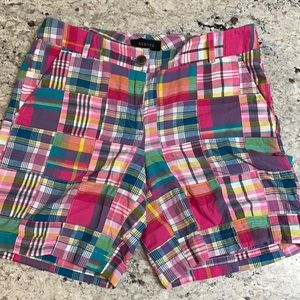 Talbots Madras shorts. Size 4